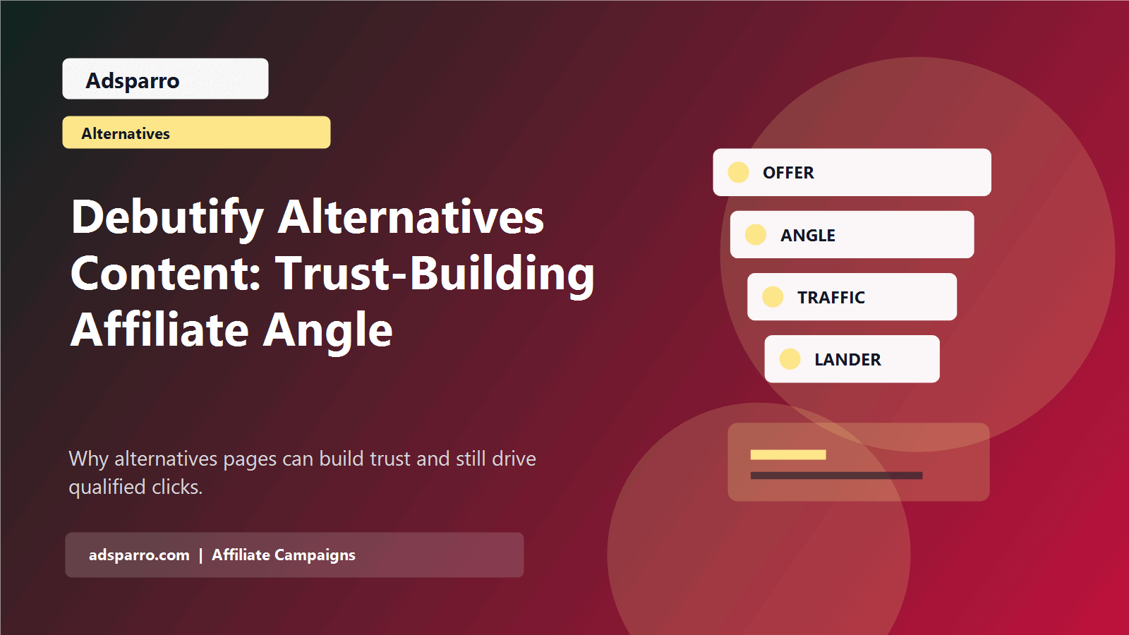 Debutify Alternatives Content: Trust-Building Affiliate Angle featured image