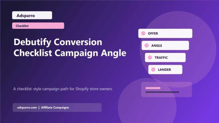 Debutify Conversion Checklist Campaign Angle featured image
