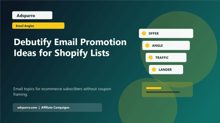 Debutify Email Promotion Ideas for Shopify Lists featured image