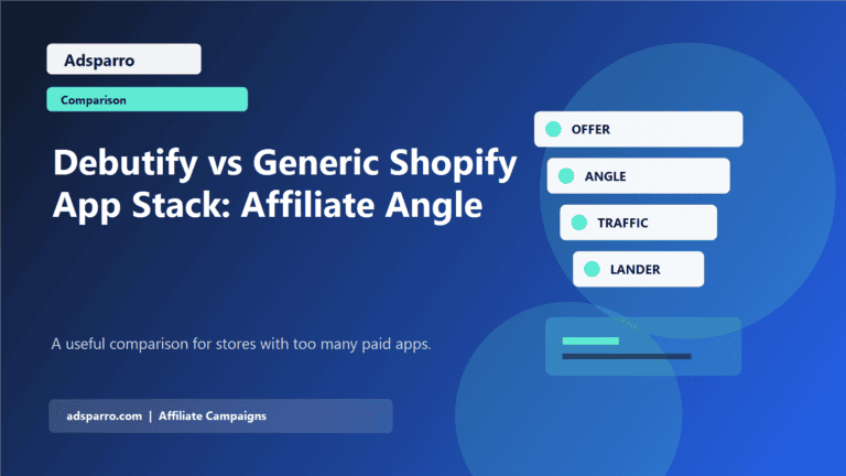 Debutify vs Generic Shopify App Stack: Affiliate Angle featured image