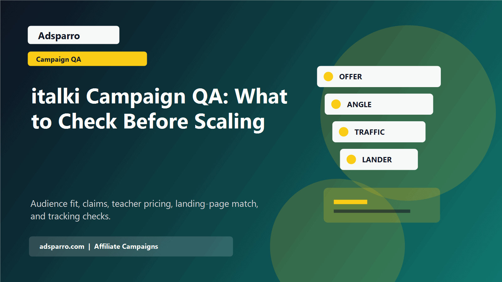 italki Campaign QA: What to Check Before Scaling featured image