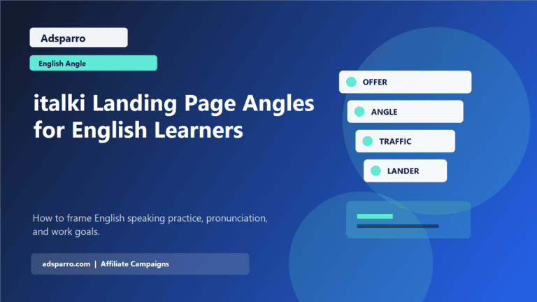 italki Landing Page Angles for English Learners featured image