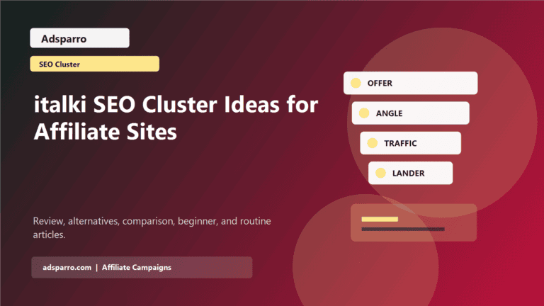 italki SEO Cluster Ideas for Affiliate Sites featured image