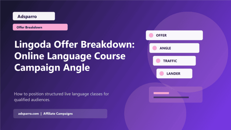 Lingoda Offer Breakdown: Online Language Course Campaign Angle featured image